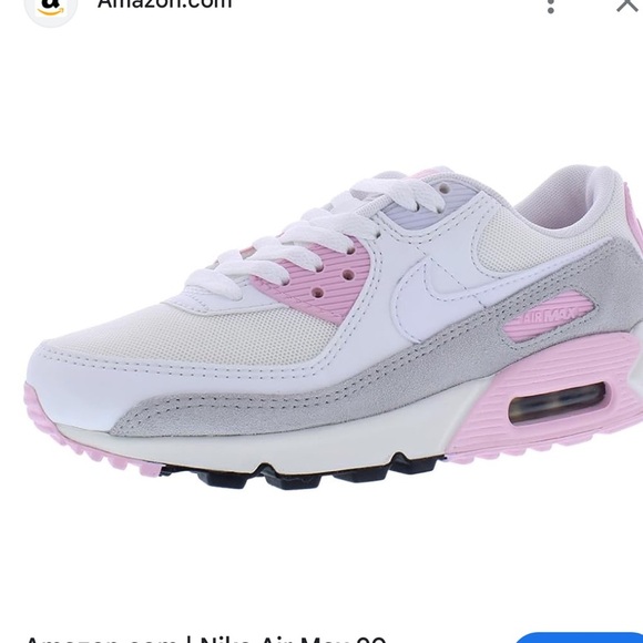 Nike Shoes - Nike Air Max 90 Women's Sneakers - Pink, White, and Gray